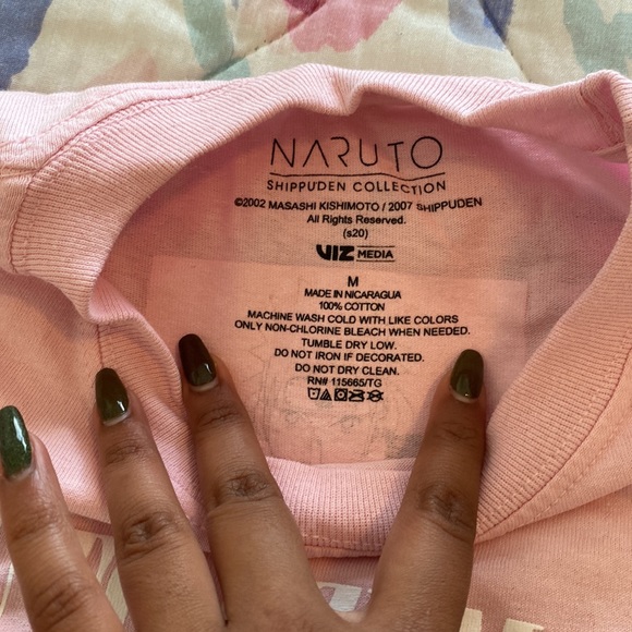 Pink long-sleeved Naruto Shirt - Picture 3 of 4